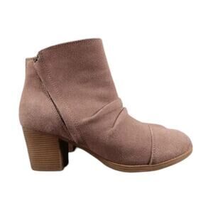 Skechers Shoes Womens 7.5 Bootie Fashion Leather Memory Foam Taxi Uptown Comfort